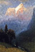 Albert Bierstadt Storm_Among_the_Alps china oil painting artist